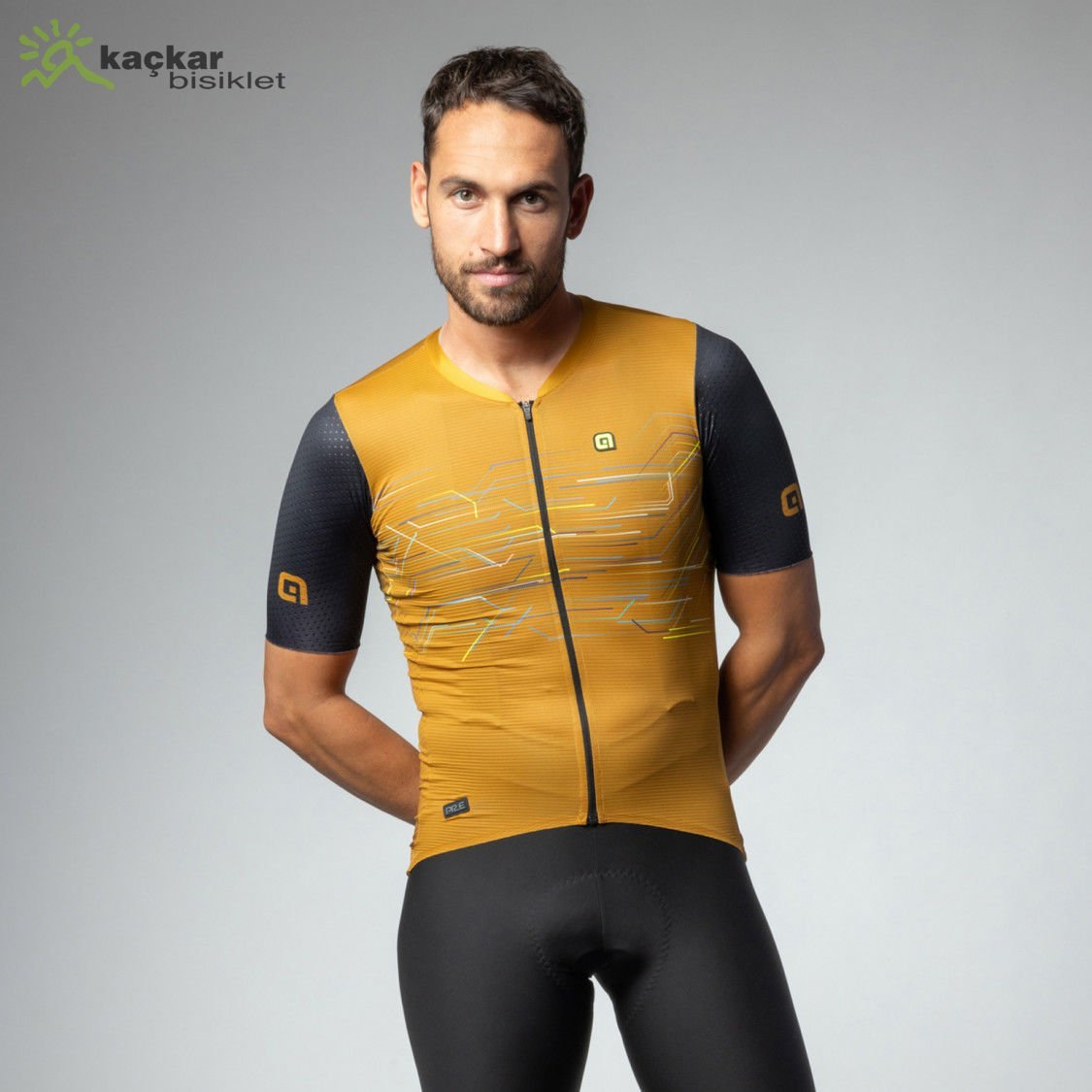 ALE PR-E MEGABYTE YAZLIK KISA KOL JERSEY CONGO ( HARDAL RENGİ )