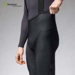 Ale R-EV1 Voltage Kışlık Uzun Askılı Tayt Siyah