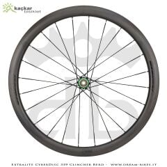 Extralite CyberDisc 339 Clincher BERD Spoke Karbon ABEC 5 Thru Axle Yol / Yarış  Bisikleti Jant Seti