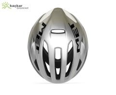 MET Helmets Rivale Mips Road Kask Silver Grey White