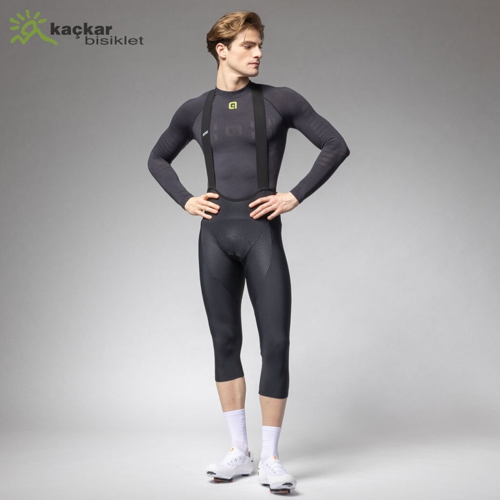 ALE R-EV1 Voltage Bibkinickers 3/4 Kışlık Tayt Siyah