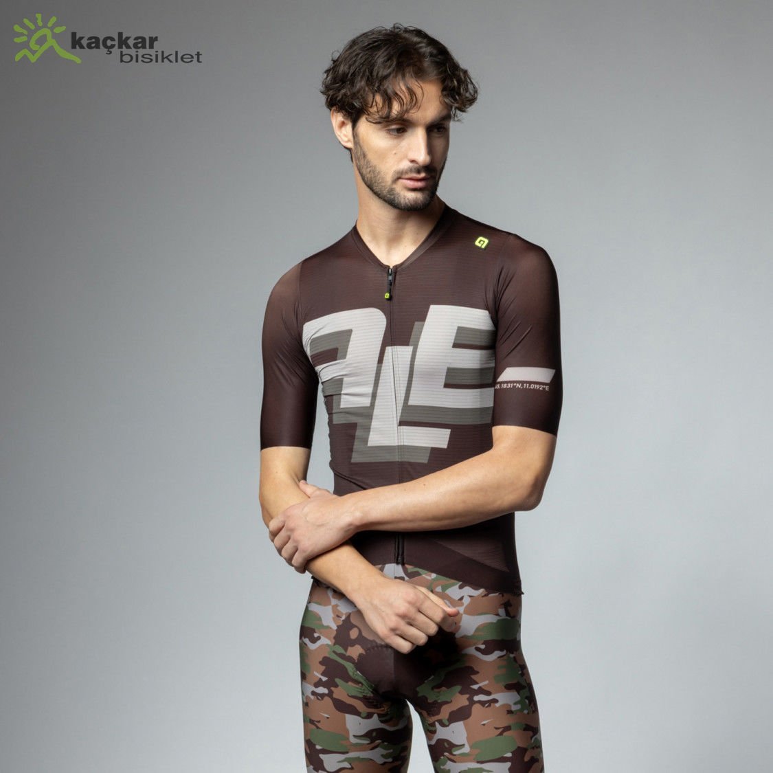 ALE PR-E SAUVAGE YAZLIK KISA KOL JERSEY KAHVE