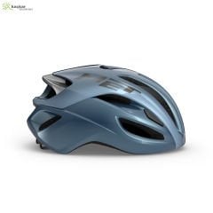 MET Helmets Rivale Mips Road Kask Navy Silver / Glossy
