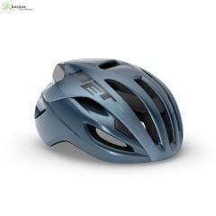 MET Helmets Rivale Mips Road Kask Navy Silver / Glossy