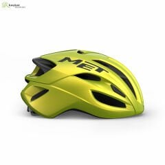 MET Helmets Rivale Mips Road Kask Yellow Metallic / Glossy