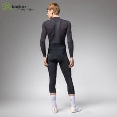 ALE Pragma Winter Bibknickers 3/4 Kışlık Tayt Siyah
