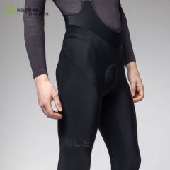 ALE Pragma Winter Bibknickers 3/4 Kışlık Tayt Siyah