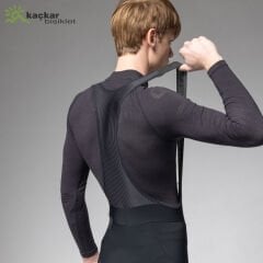 ALE Pragma Winter Bibknickers 3/4 Kışlık Tayt Siyah