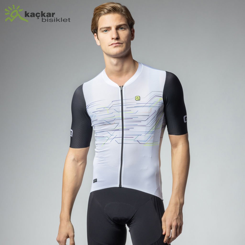 ALE PR-E MEGABYTE YAZLIK KISA KOL JERSEY BEYAZ