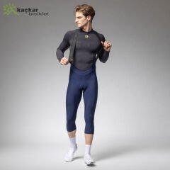 ALE Pragma Winter Bibknickers 3/4 Kışlık Tayt Lacivert