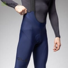 ALE Pragma Winter Bibknickers 3/4 Kışlık Tayt Lacivert