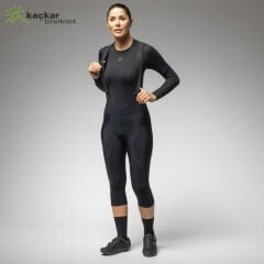 ALE Pragma Winter Bibknickers 3/4 Kışlık Bayan Tayt Siyah