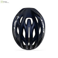 MET Helmets Estro Mips Road Kask Blue Pearl Black / Glossy