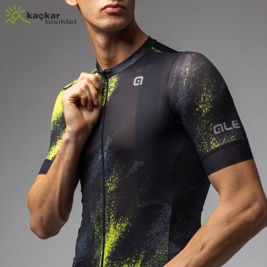 Ale Pragma Trace Yazlık Kısa Kol Forma Acid Green