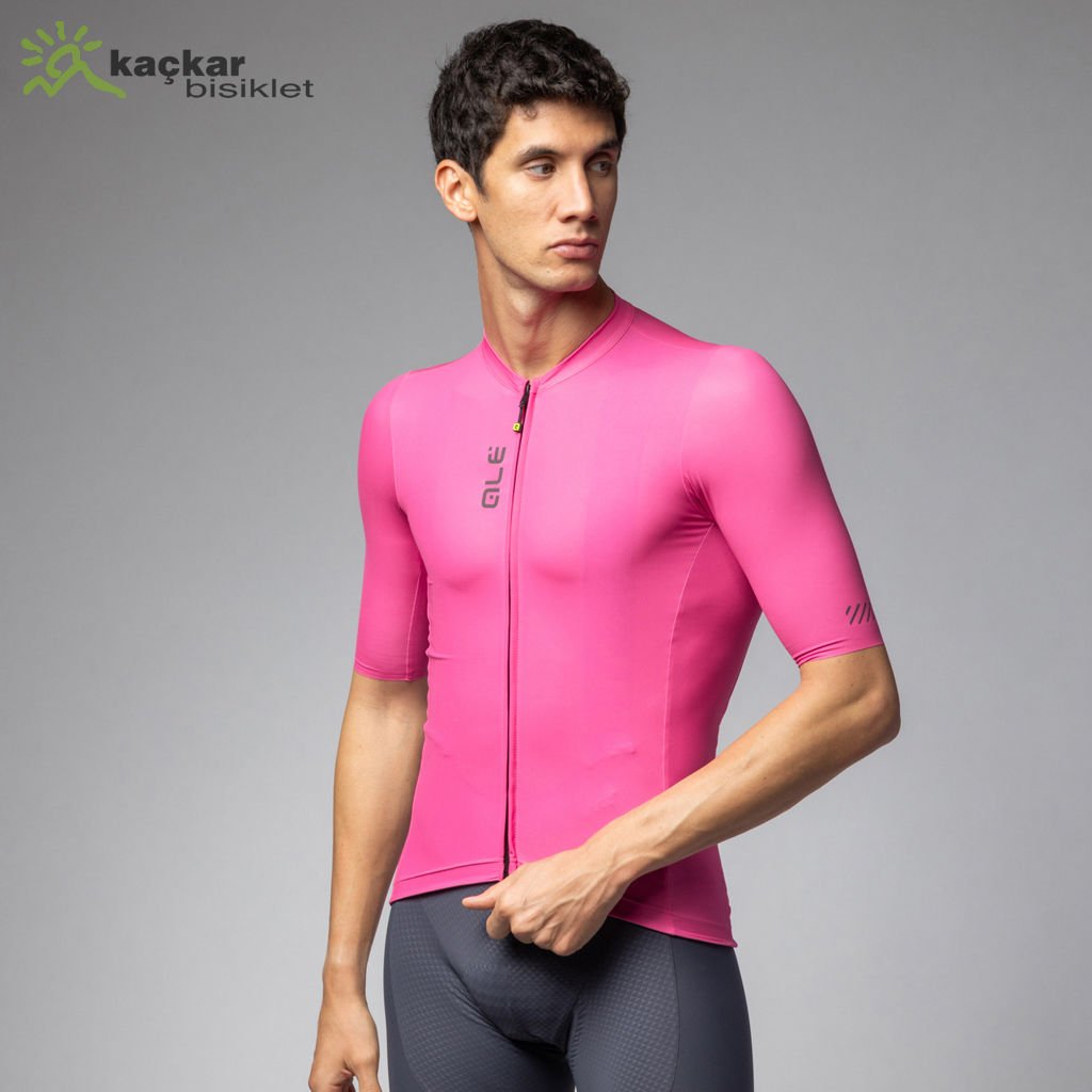 Ale Pragma Color Block Yazlık Kısa Kol Forma Fuşya