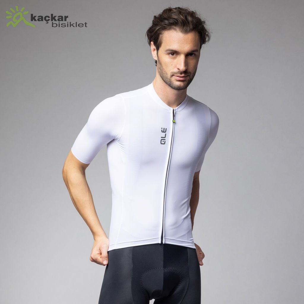 Ale Pragma Color Block Yazlık Kısa Kol Forma Beyaz