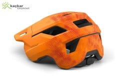 Met Helmets Shelter Youth ( Genç ) Kask Turuncu - Kırmızı