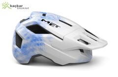 Met Helmets Shelter Youth ( Genç ) Kask Beyaz -Mavi
