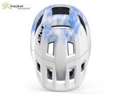 Met Helmets Shelter Youth ( Genç ) Kask Beyaz -Mavi