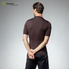 ALE PRAGMA COLOR BLOCK OFF ROAD YAZLIK KISA KOL JERSEY KAHVERENGİ