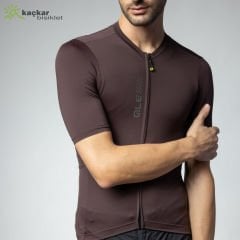 ALE PRAGMA COLOR BLOCK OFF ROAD YAZLIK KISA KOL JERSEY KAHVERENGİ