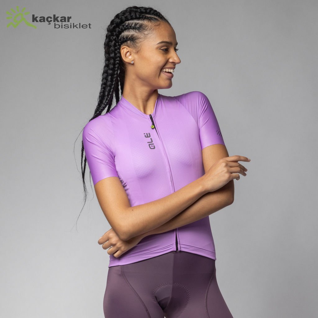 ALE PRAGMA COLOR BLOCK YAZLIK KISA KOL BAYAN JERSEY SU MORU