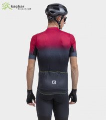 ALE PR-S GRADIENT Yazlık Kısa Kol Jersey Bordo