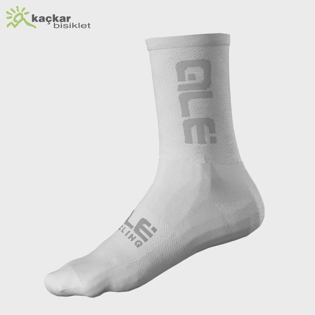 Ale Round Yazlık Çorap 18cm Beyaz