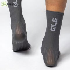 Ale Color Block Yazlık Çorap 18cm Titanium Gri