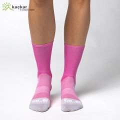 Ale Color Block Yazlık Çorap 18cm Fuşya