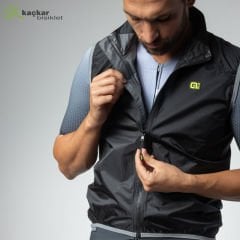 ALE KLİMATİK ELEMENT YAĞMUR VE RÜZGAR GEÇİRMEZ YELEK MEVSİMLİK SİYAH