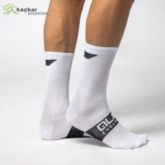 Ale Follow Me Unisex Yazlık Çorap 16 cm Beyaz