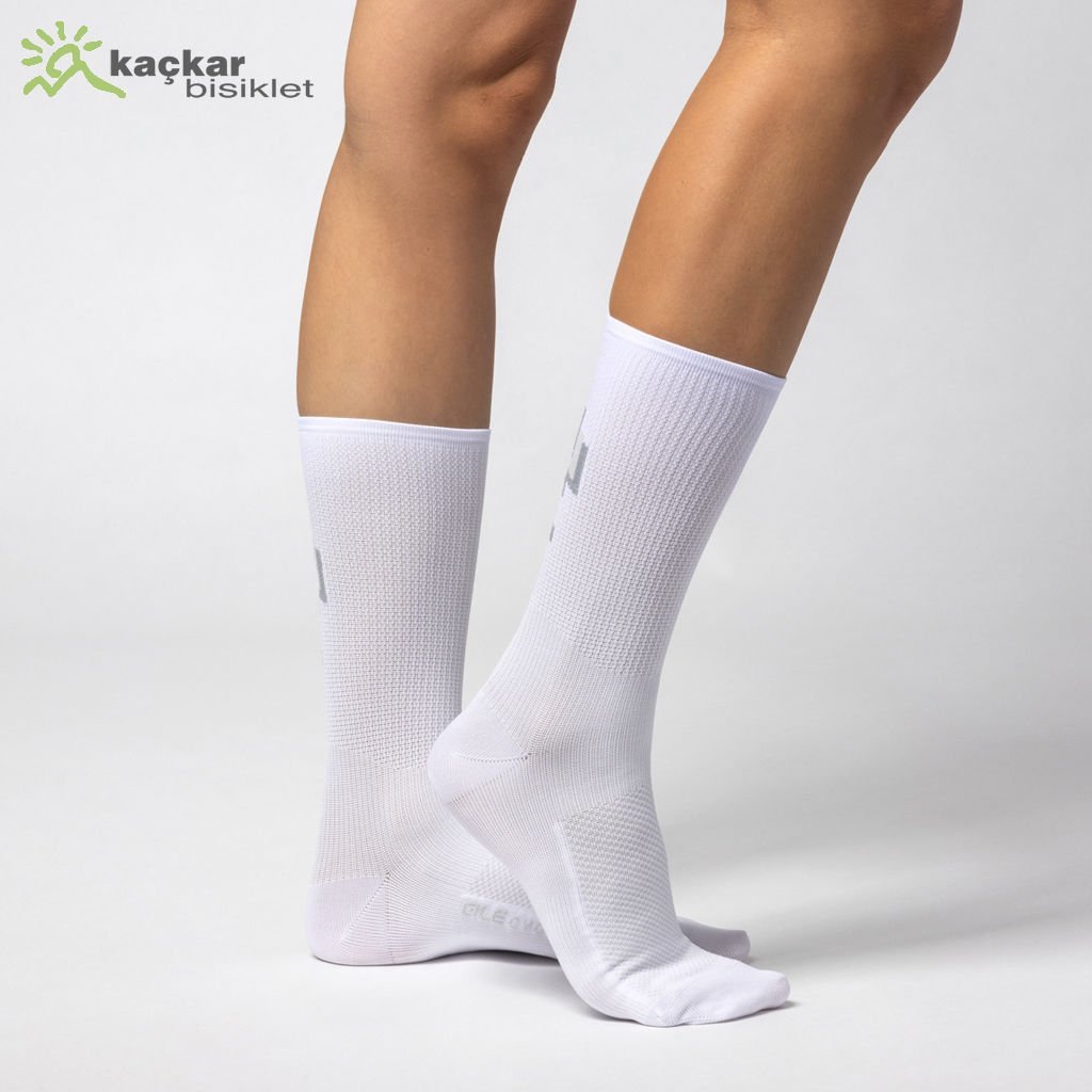 Ale Sauvage Unisex Yazlık Çorap Beyaz
