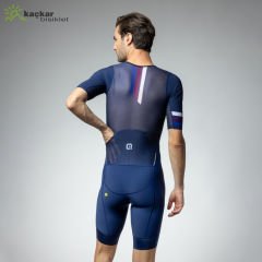 ALE TRİATHLON TRİGGER FRONT ZİPPER YAZLIK SKİNSUİT MAVİ