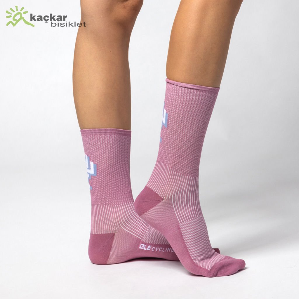 Ale Sauvage Unisex Yazlık Çorap Pembe