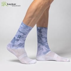 Ale Typhoon AERO Unisex Yazlık Çorap Steel Blue