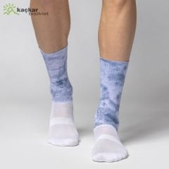 Ale Typhoon AERO Unisex Yazlık Çorap Steel Blue