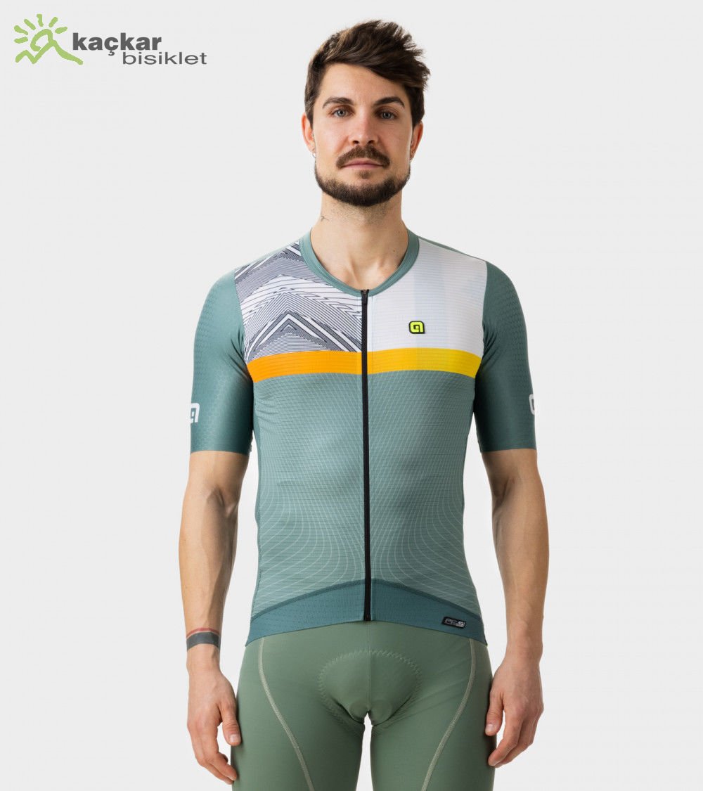 ALE PR-S ZigZag Yazlık Kısa Kol Jersey Green