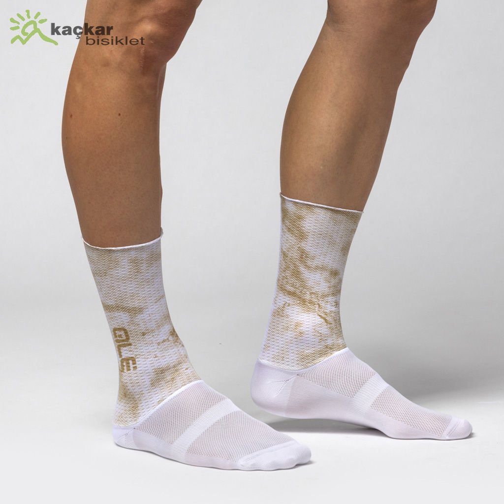 Ale Typhoon AERO Unisex Yazlık Çorap Gold