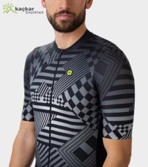 Ale PR-S Checker Yazlık Kısa Kol Jersey Grey