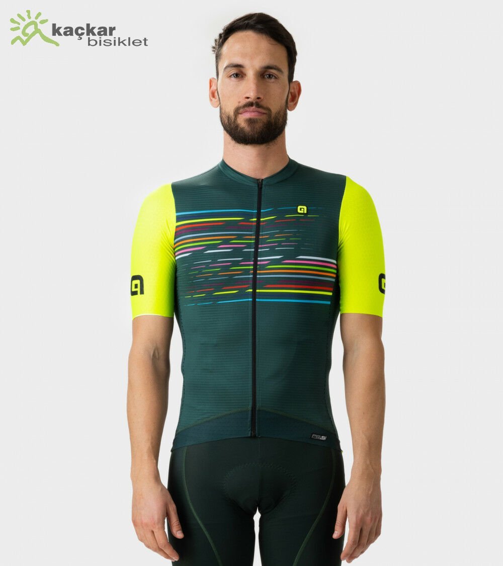 ALE PR-S LOGO Yazlık Kısa Kol Jersey Dark Green