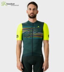 ALE PR-S LOGO Yazlık Kısa Kol Jersey Dark Green