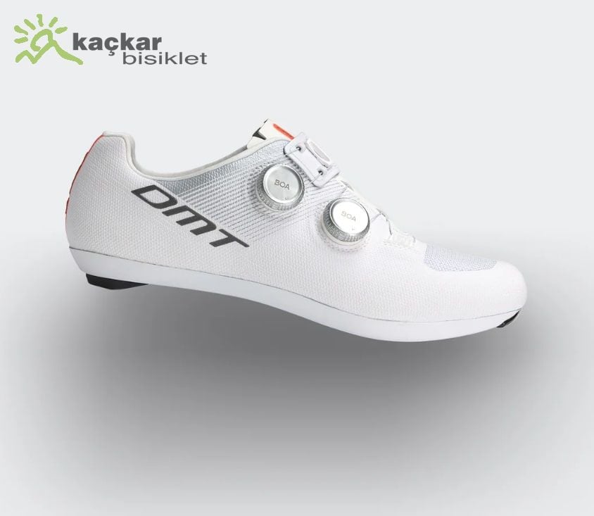 DMT KR0 Evo Karbon Road Bike Ayakkabı Beyaz / Gümüş