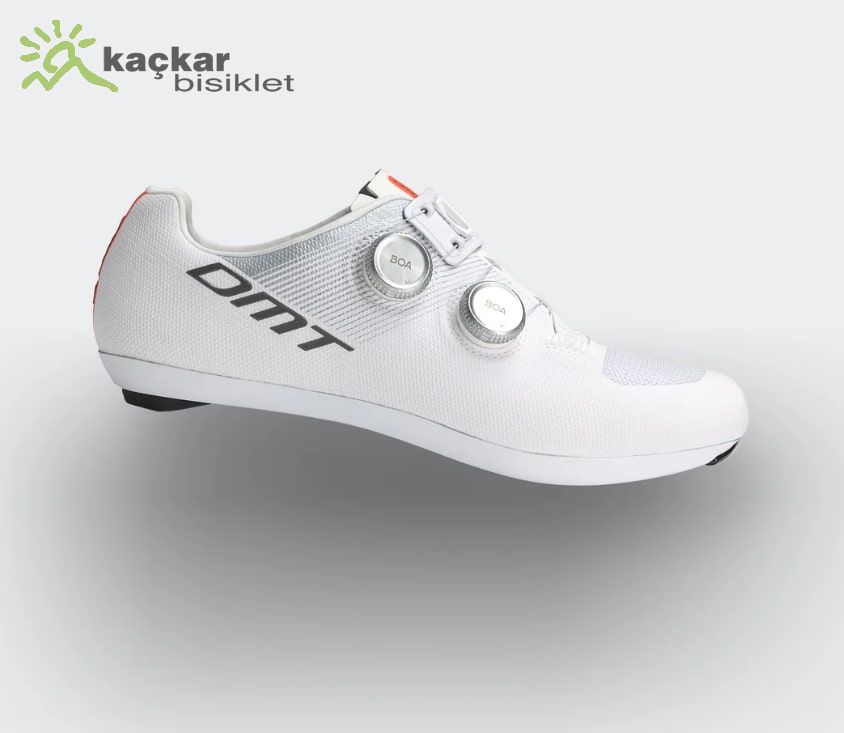 DMT KR0 Evo Karbon Road Bike Ayakkabı Beyaz / Gümüş