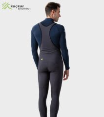 ALE PR-R Road Kışlık Uzun Askılı Tayt Gri