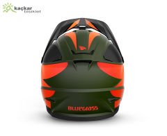 Met Helmets Intox Fullface Kask Turuncu / Yeşil