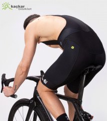 ALE R-EV1 Agonista Plus Kısa Askılı Yazlık Tayt Siyah / Beyaz