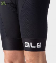 ALE R-EV1 Agonista Plus Kısa Askılı Yazlık Tayt Siyah / Beyaz