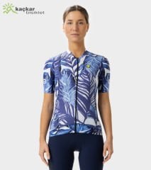 Ale PR-S Leaf Yazlık Kısa Kol Forma Bayan Blue