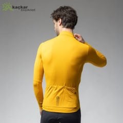 ALE R-EV1 Warm Race Long Sleeve Jersey Yellow
